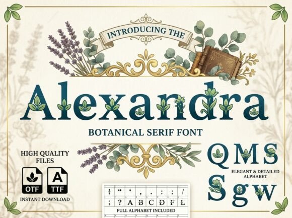 Alexandra: A Display Font for High-Impact Visual Design