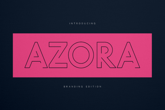 Azora Branding Edition: A Typeface for Bold Visual Identity