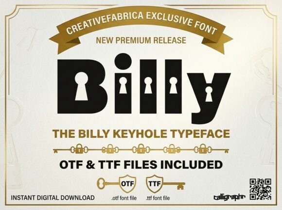 Billy: A Bold Font for High-Impact Design